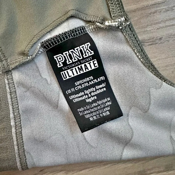 PINK VICTORIA’S SECRET | Ultimate Scoop Athletic Sports Bra Camo | Small - Picture 5 of 5